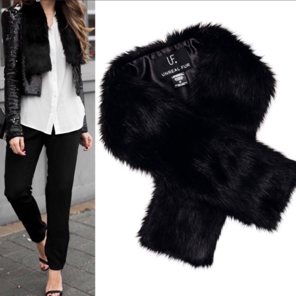 Unreal Fur Faux Fur Scarf